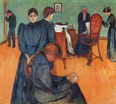 Der Tod im Krankenzimmer Edvard Munch